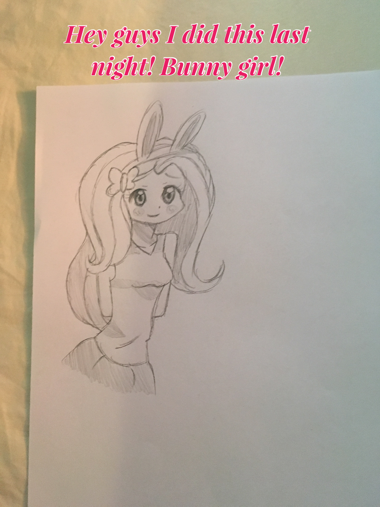 Hey guys I did this last night! Bunny girl!