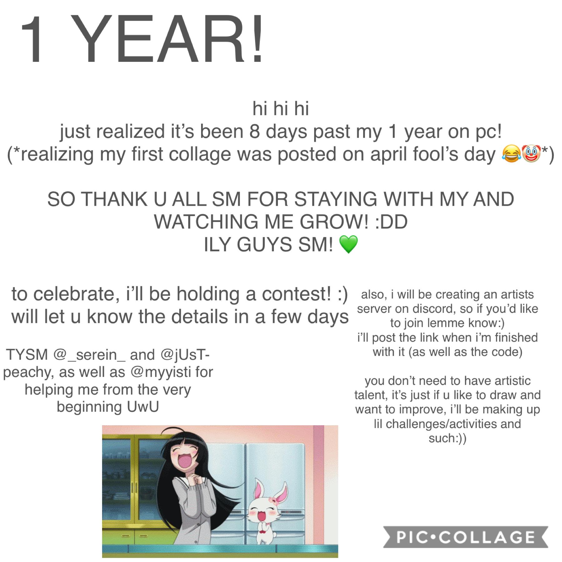 ONE YEAR ONE YEAR ONE YEAR! (tap)
TY ALL SM, I COULDN’T HAVE DONE IT WITHOUT YALL🥺💚 
looking forward to creating more collages and inspiring others! uwu
collab coming up soon ;)
🤠🤠🤠
