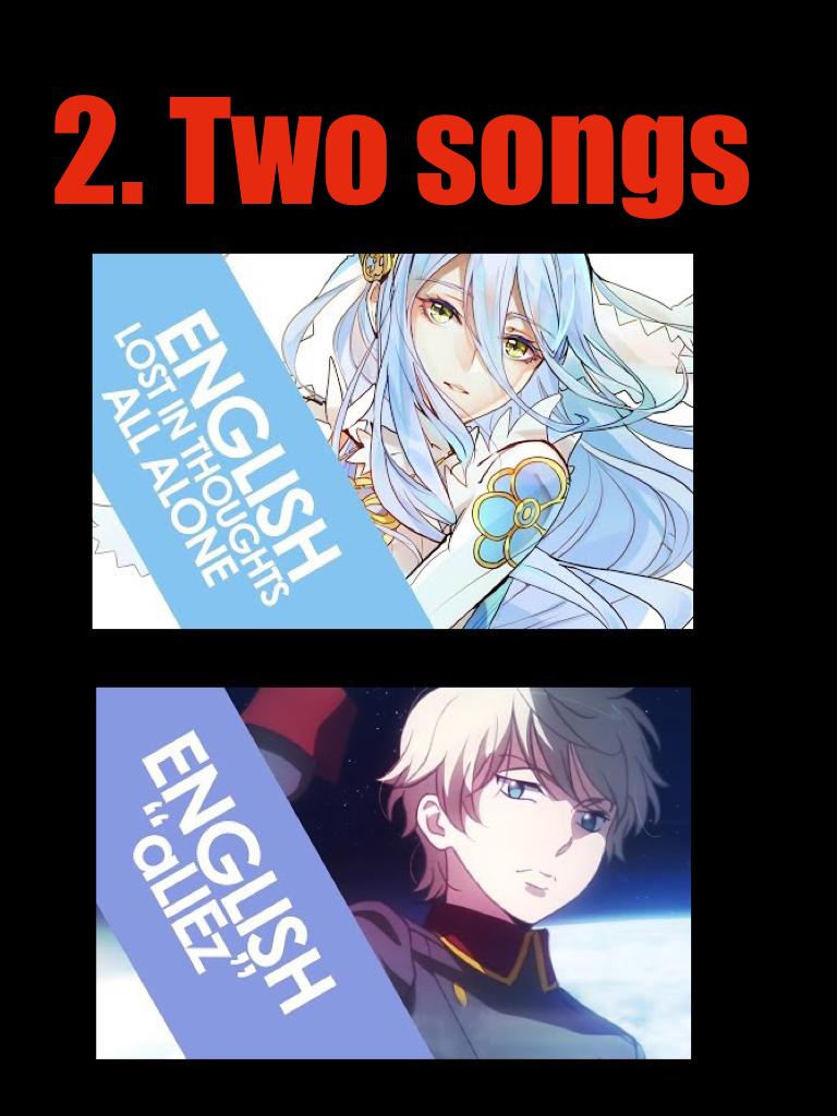 2. Two songs 