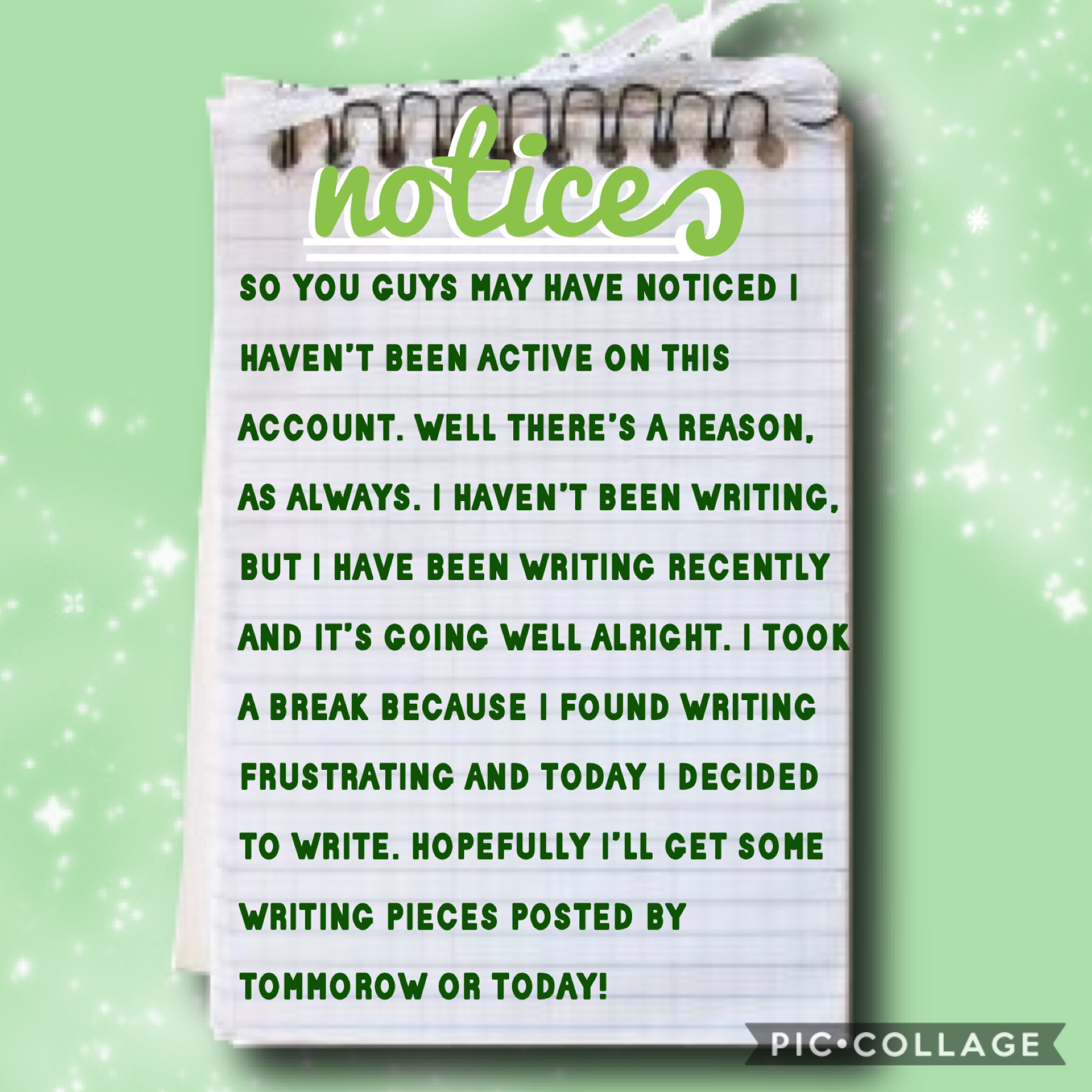 💚So yeah..💚I’m ready to post a chapter of my book - Girl with the blue hair💚 Hopefully, I start writing more & try being more productive outside of PC💚 Book recommendations coming soon!💚Have a great day💚
