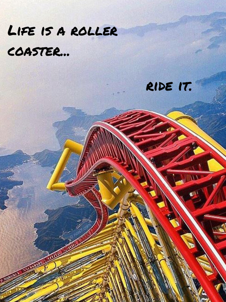 Life is a roller coaster...