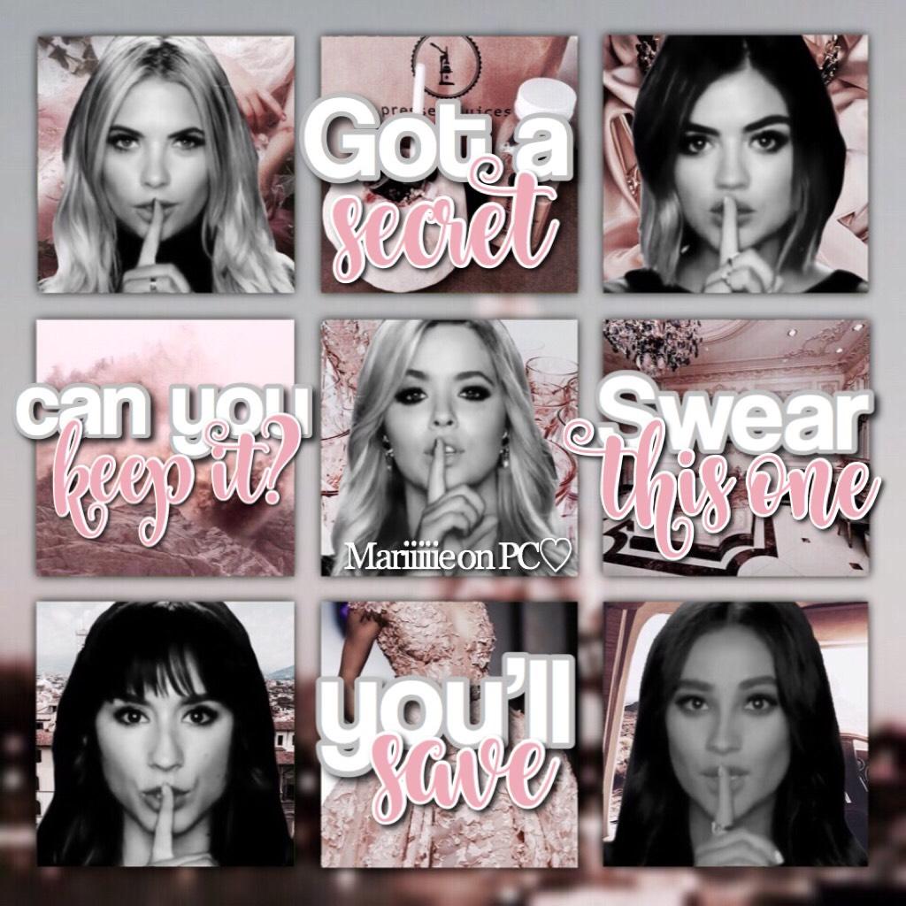 💄- T A P -💄

PLL edit! Hope you will like this!😊

It’s almost exam time😓 well good luck for everyone who is doing one!💪🏻💪🏻

QOTD - Fav PLL character?

AOTD - Aria or Ezra❤️❤️

💗