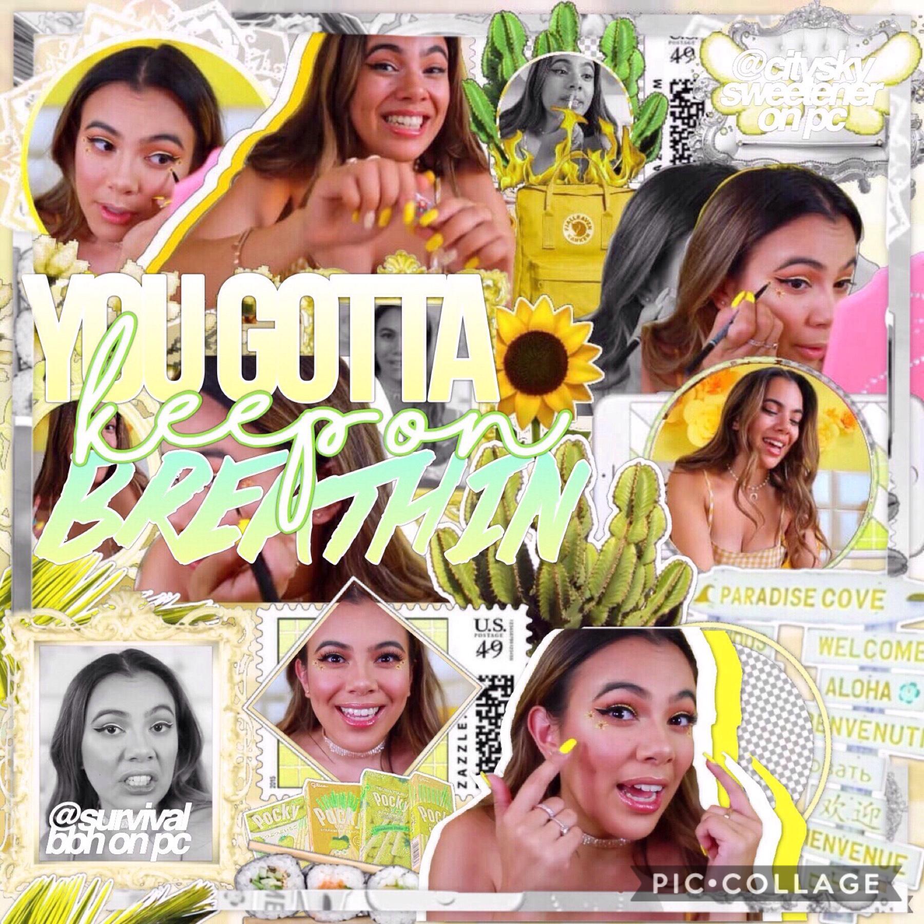 SCHOOL IS STRESSING ME OUT, but enjoy this beautiful collab with @cityskysweetener🌻!! one more collages to post and then i'm going to start my fall theme😻💛