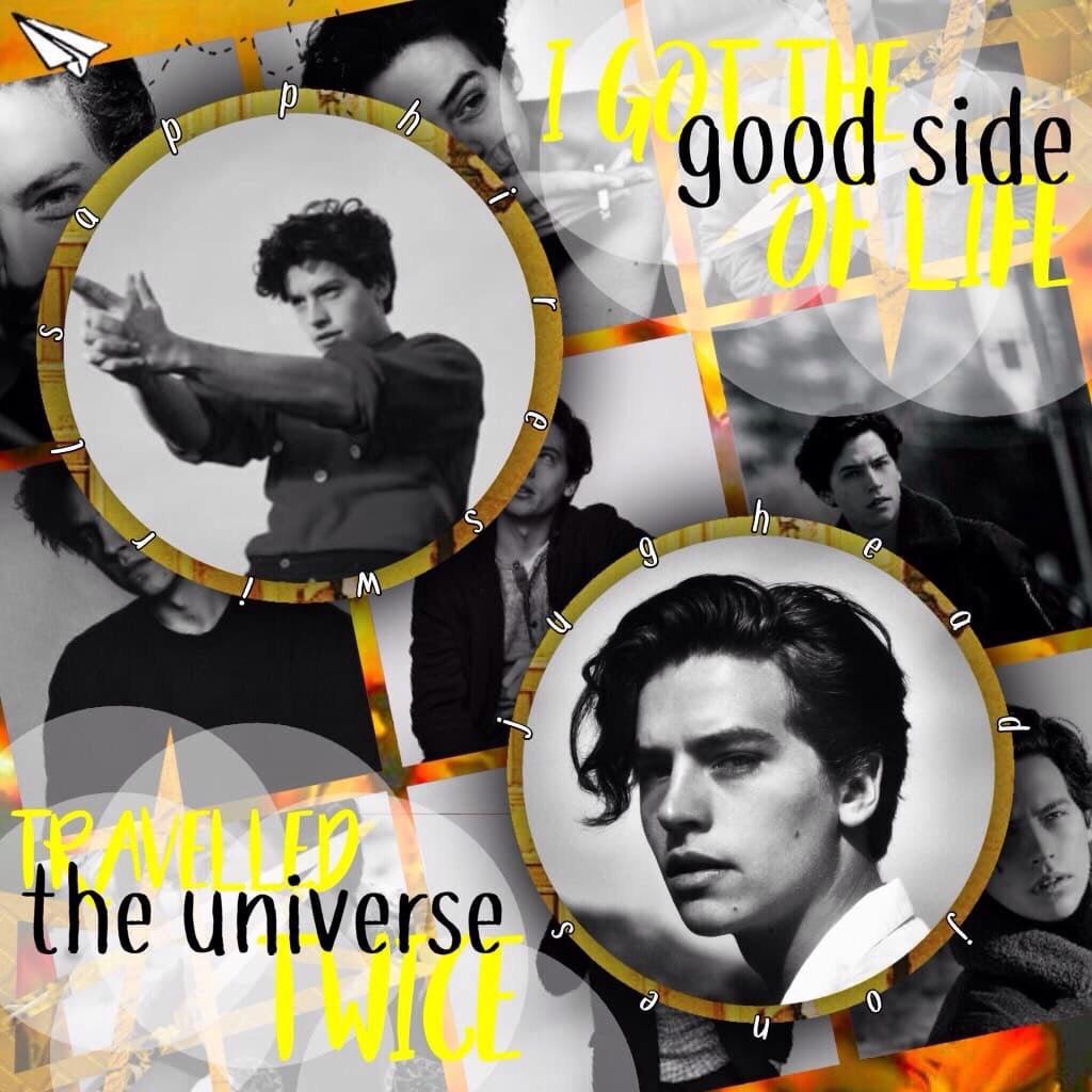 💛yellow jughead edit💛
💜actually it's just Cole Sprouse but who cares💜
❤️I'll try to be more active on here, I promise❤️

*entry to hermionejeaneverdeen's games*

💜💜