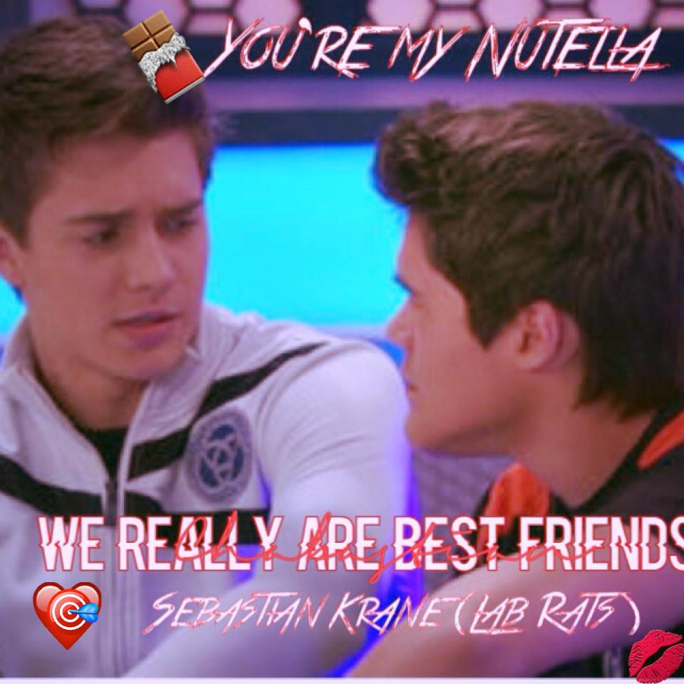 Chabastian ( Lab Rats ) !!!!! I love it !!!!!! ❤️❤️ Chase and Sebastian Krane ( Billy Unger y Cole Ewing ) What do u think ??? This collage is for my BFF Veronica ( Girlvv on Wattpad ) 