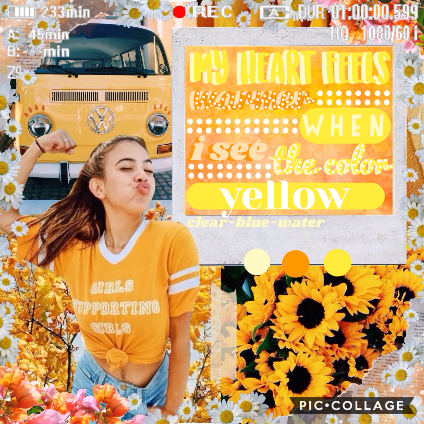 🍋T A P🍋
I made this for AlishaMarieSummer-Extra's YouTuber games. Hope you like it! There will be voting up soon on her account so please vote for your favorite collages.
QOTD: What is your favorite color?
AOTD: Rn I'm into yellow and rose gold but it alw