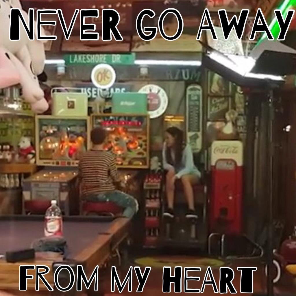 Never go away 