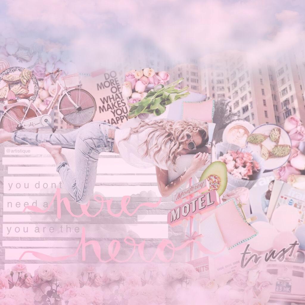 ok I guess I'm going to continue this pink theme because why not😂💖I couldn't decide what to do for the text so I used my terrible handwriting for the words "here" and "hero" haha😂
enter my contest !!🌤🍃💓
pconly pink