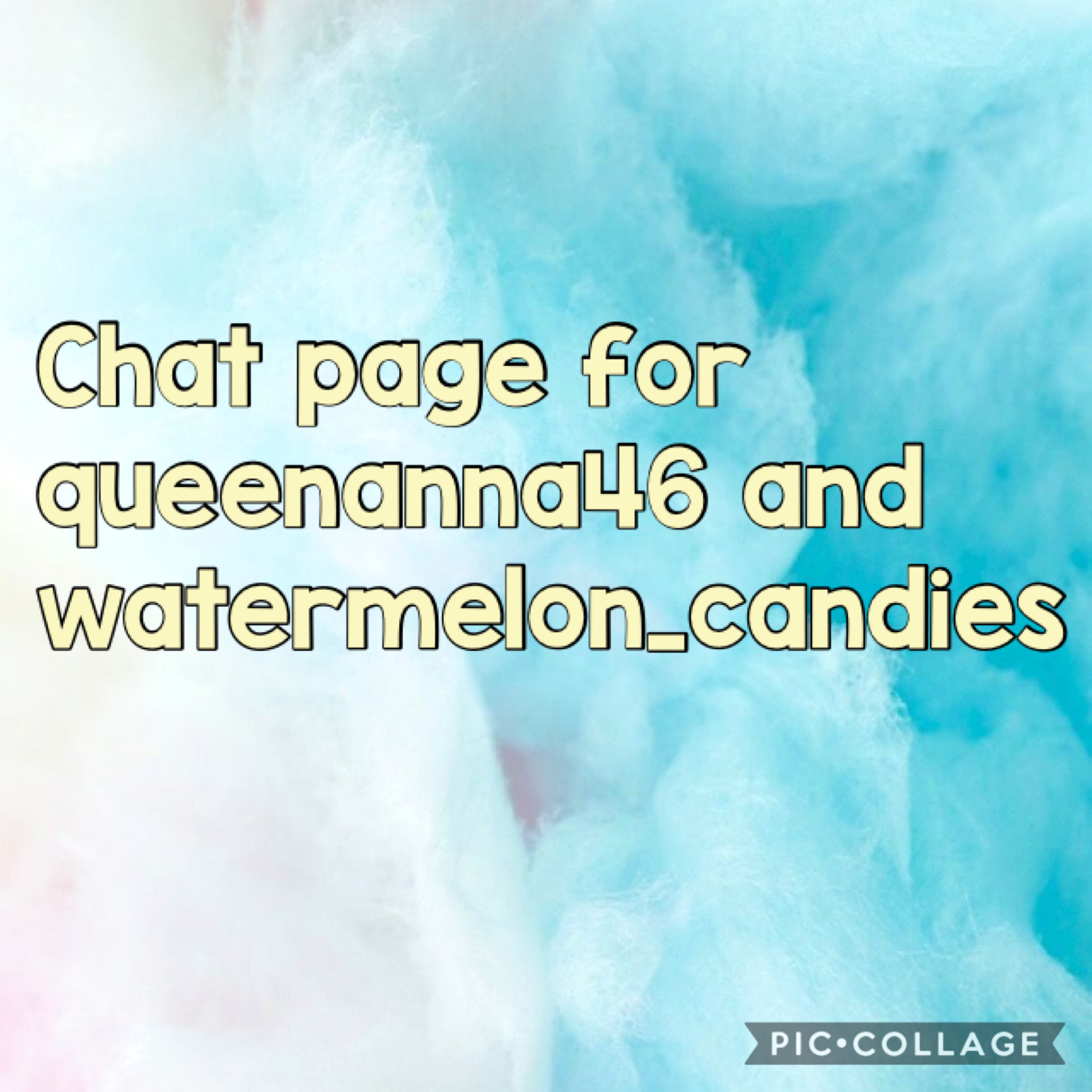Chat page with Watermelon_candies