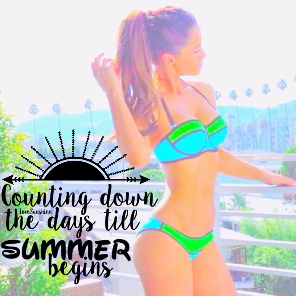 Anyone else counting down the days till summer? ☀️