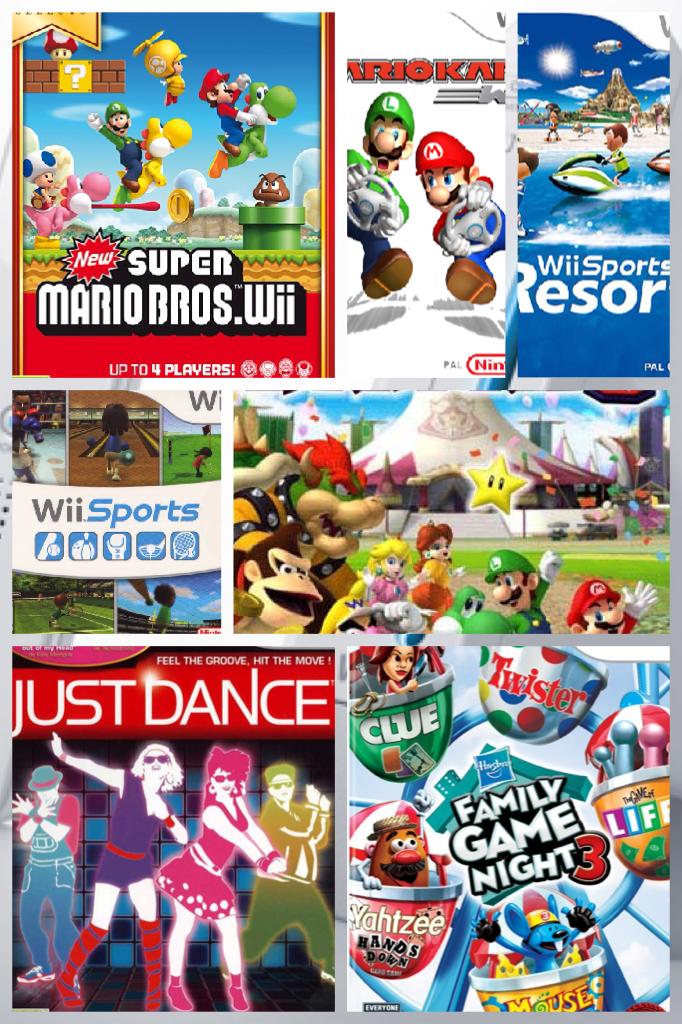 Wii games 💿💿💿📺