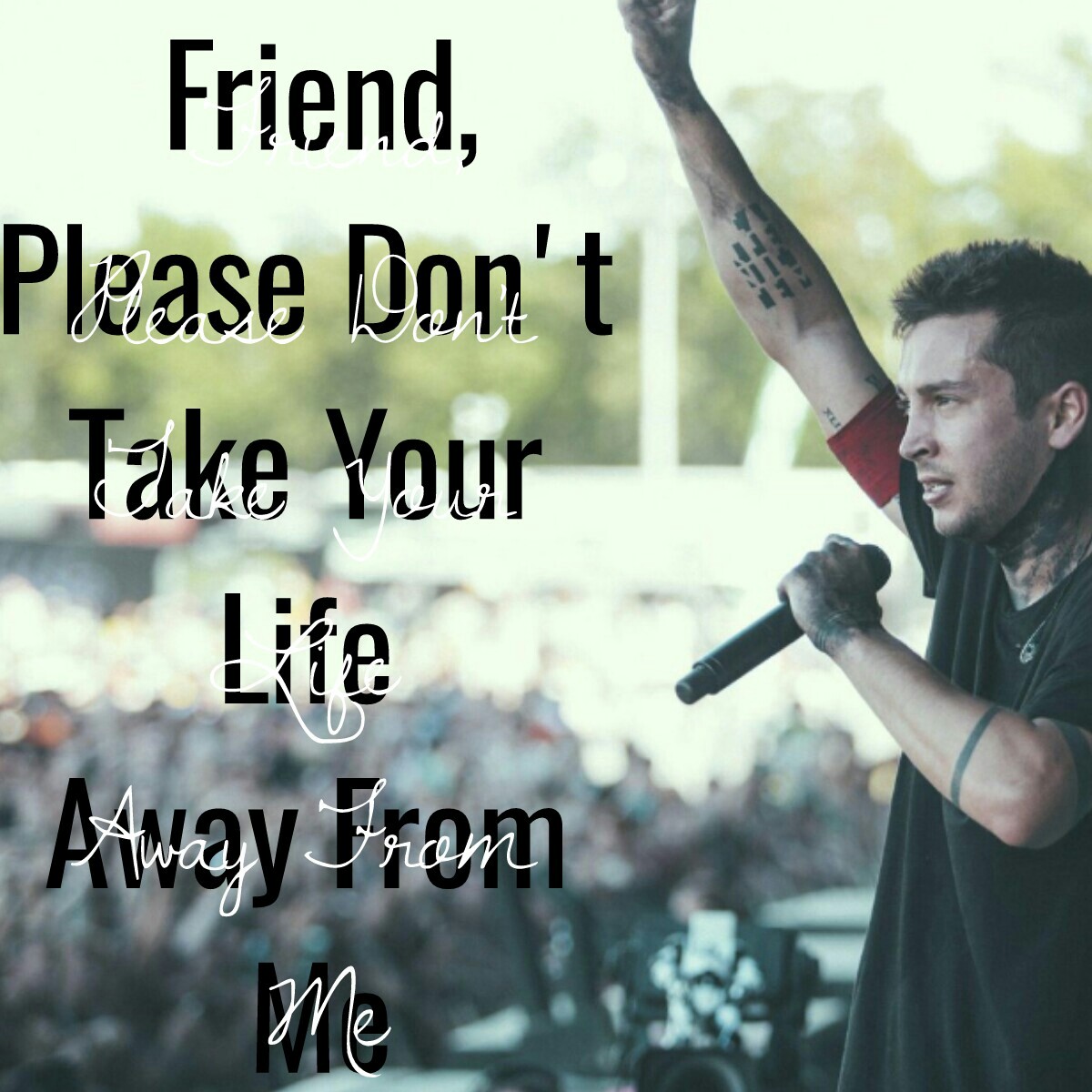 Friend, Please by Twenty One Pilots. Love this song and these guys ❤😹