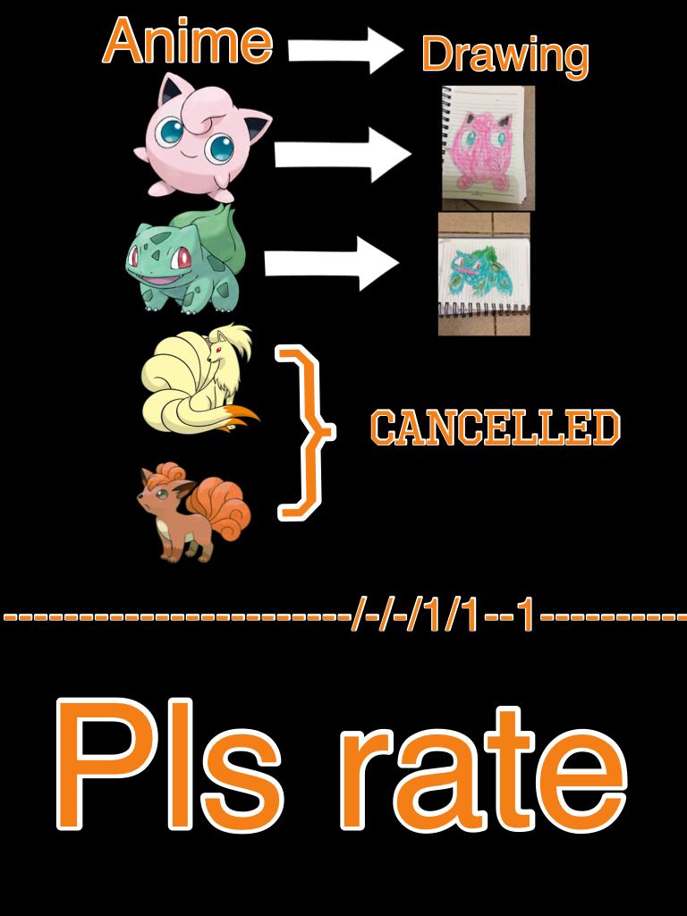 Results! (Vulpix and Ninetales' results are cancelled