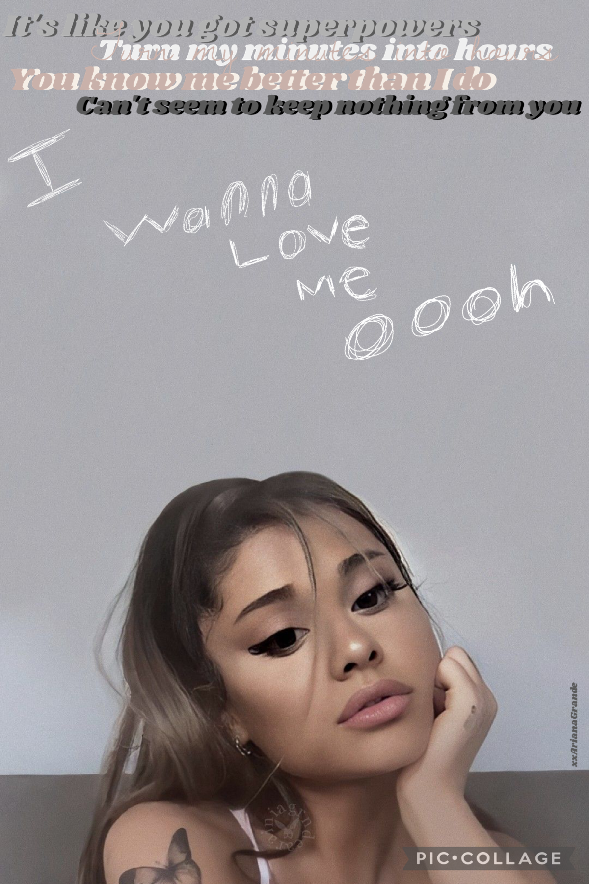 ♾Tap♾
Not so sure about this but 
Tell me what you think 
So when I get done with Ariana Grande 
Who should I do next 
Tell me.✨❤️✌🏻