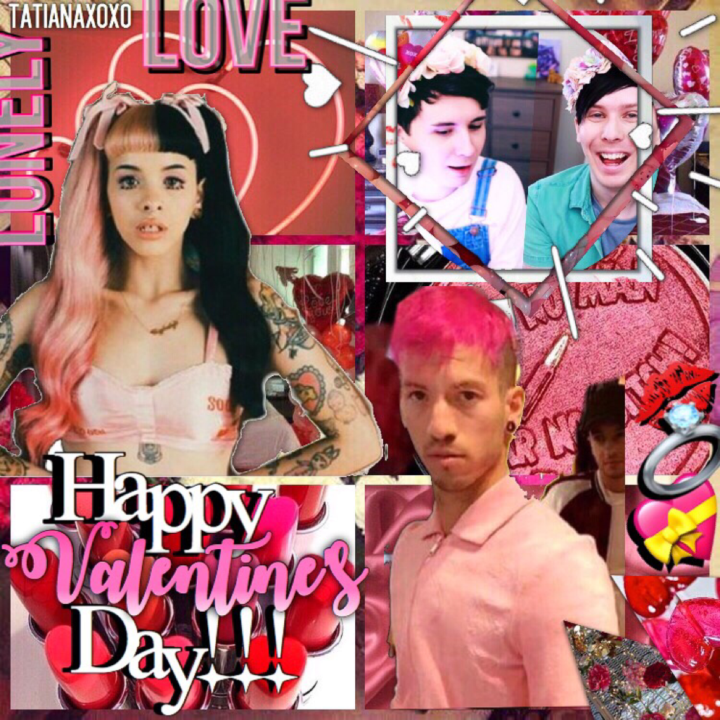 Happy Valentine's Day!!💖💖your all probably like look at this tacky höe posting for v day👏🏼well yes i am tacky and in my defense the colors for v day match my acc so well like come on!😭😂ik were all lonely here bc honestly same but remember your not alone i