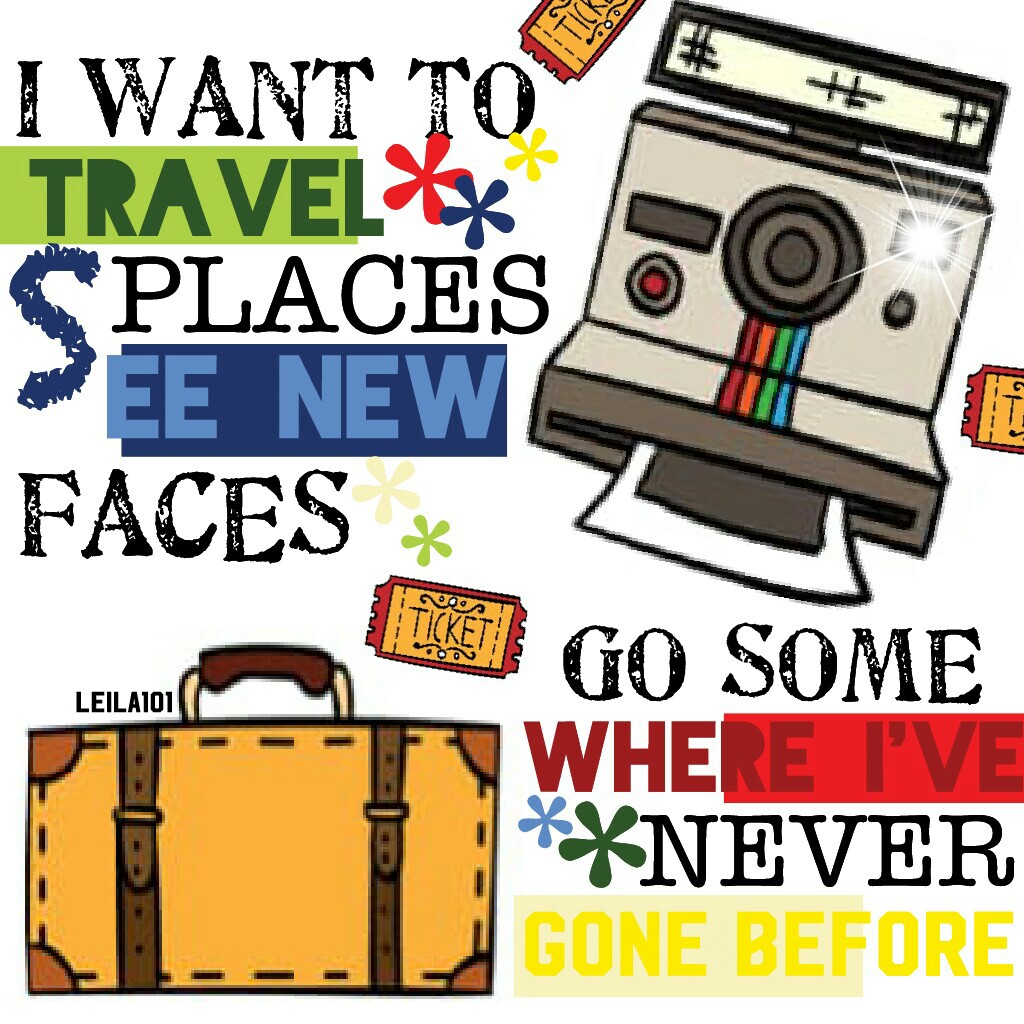OH MY GOODNESS! 💕 I LOVE THIS!!! RATE 1-10? MY QUOTE! 

Tags: Pconly collage piccollage stickers travel piccollage only pconly love camera adventure Leila101 luggage 💼 ticket plane ✈ 