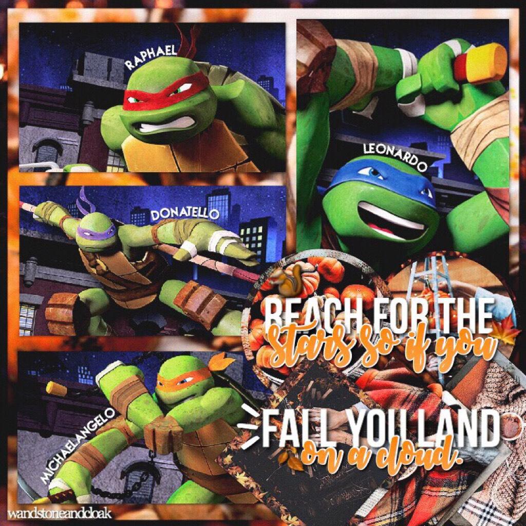 🍂click!:🍁
happy thanksgiving you guys! here's an autumn edit! lol i was so obsessed with tmnt when i was younger so i just decided to make an edit on them. ANYWAYS.. hope you like this!
q//favorite kids-show?
a//tmnt/teen titans :)