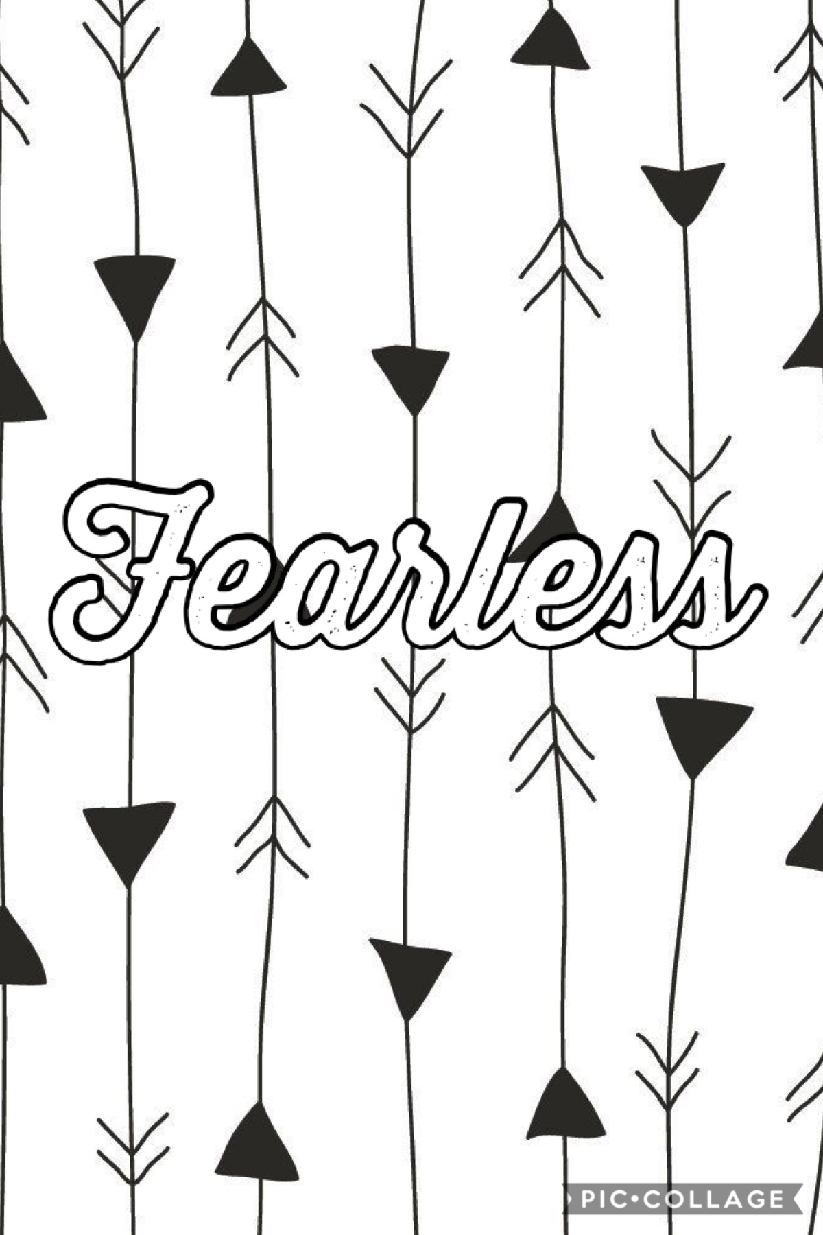 Be Fearless! Tap! 
Be fearless because you can trust that God is in control! Plz enter my summer games!!!! 