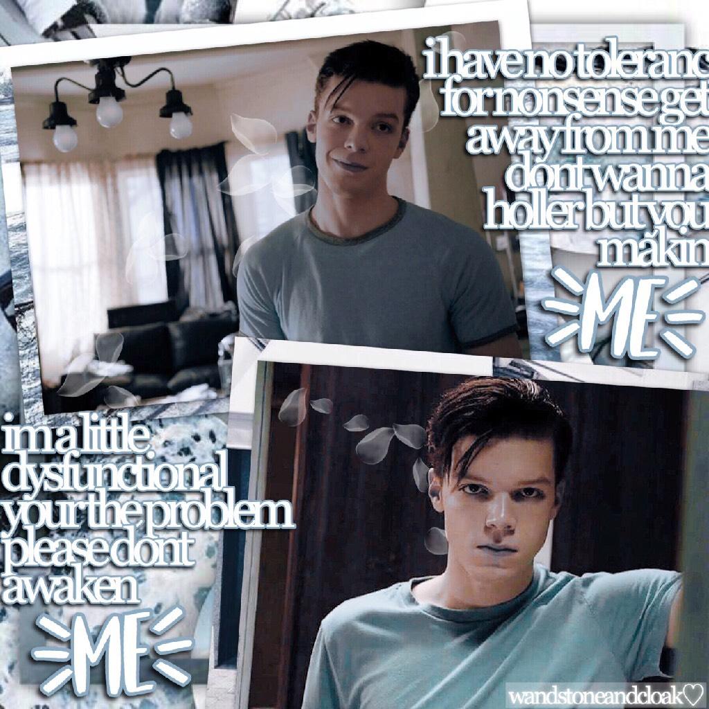 🚿click!:🚿
inspired by @obsessivetbh! 💞 i love ian (from shameless) so much! it’s such a good show, too! cameron monaghan is such a good actor i swear! ☺️💓
q//favorite gallagher?
a//ian!