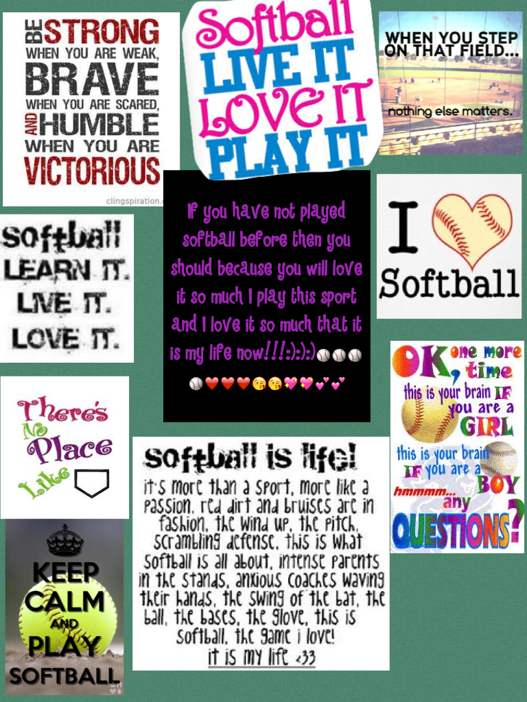 #I_Love_Softball_25