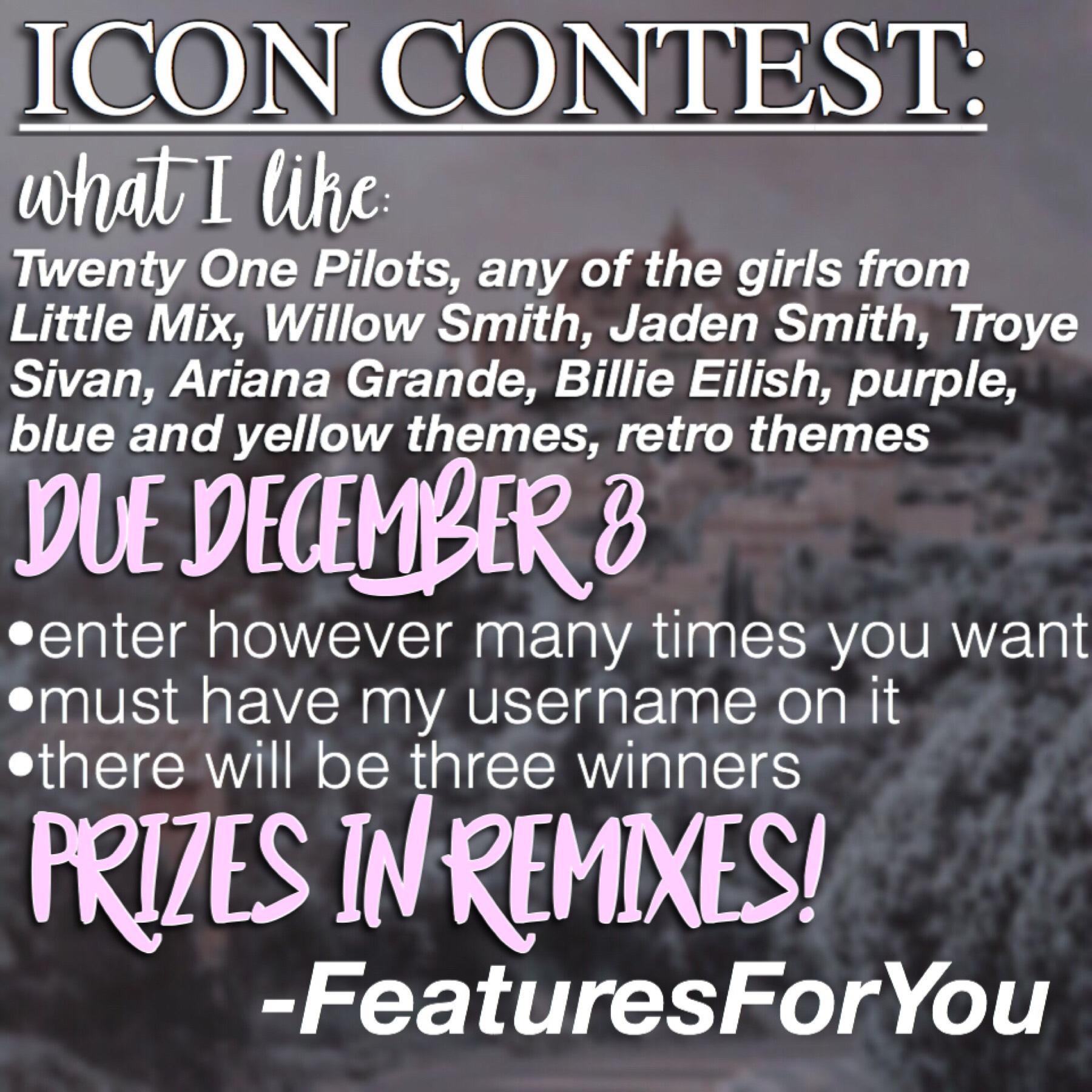 Check the remixes for the prizes as well as an important notice regarding a giveaway on my main! Please join! Also, stay tuned for a giveaway on this page! 