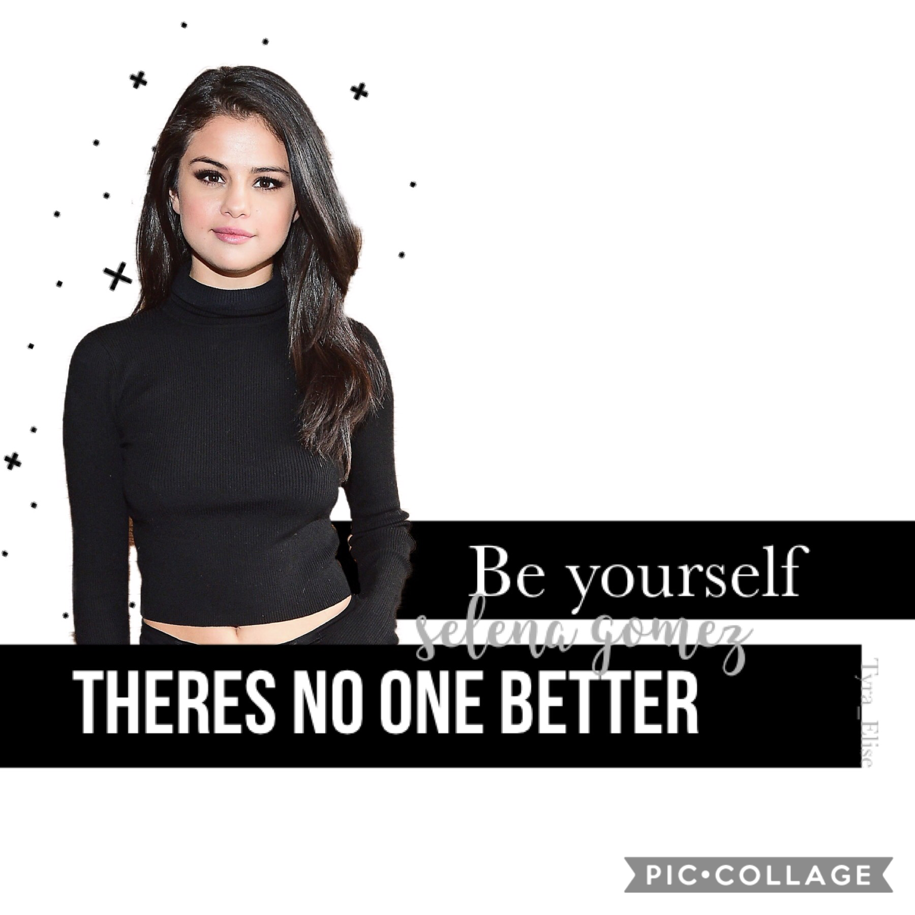 💜Tap💜
A very simple edit I made. 💙  
Qotd: Favorite song of Selena Gomez?
Aotd: Back To You 💞
💜11/5/18💜