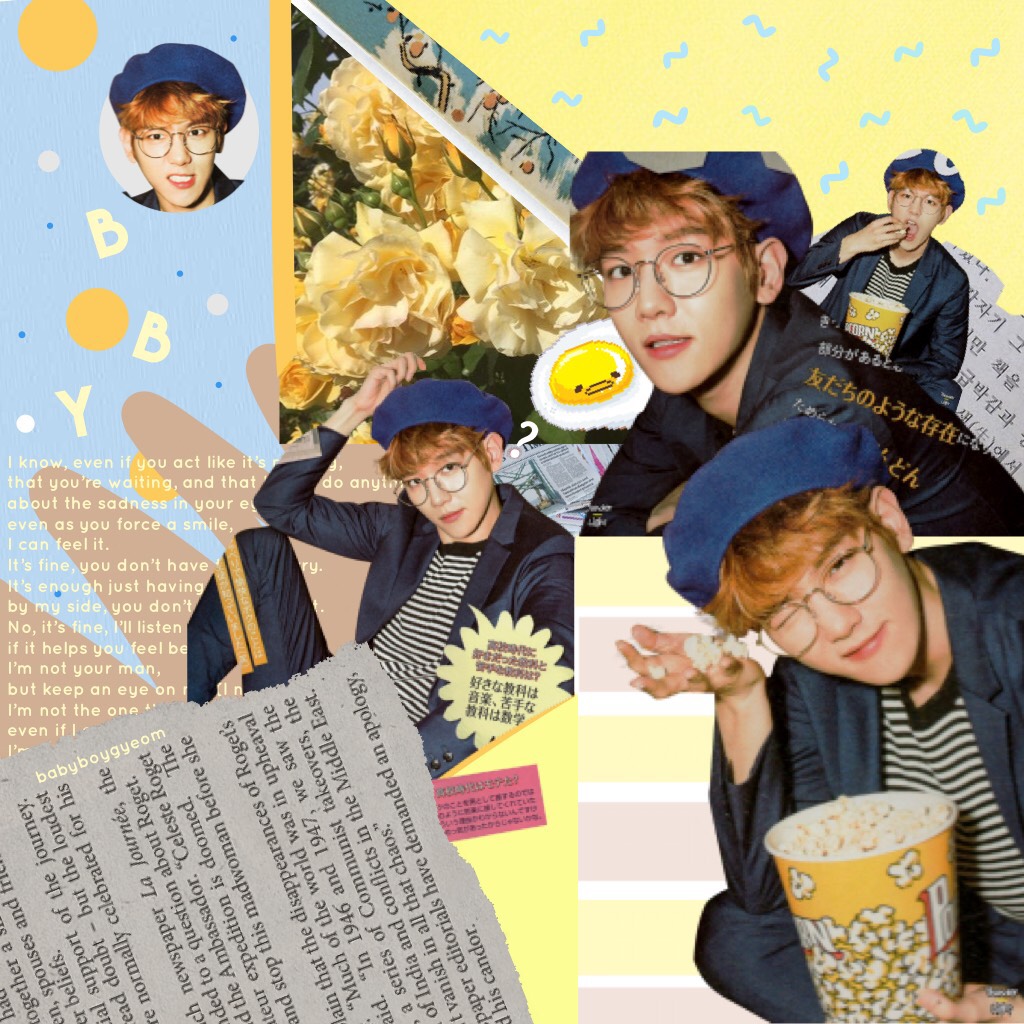 O P E N🌟M E
this took about four days to make cause i didn't know what to add to the left bottom corner with the news paper. i hope you guys didn't mind +plus i was still sobbing over kokobop, exo loves ruining my life bye :')