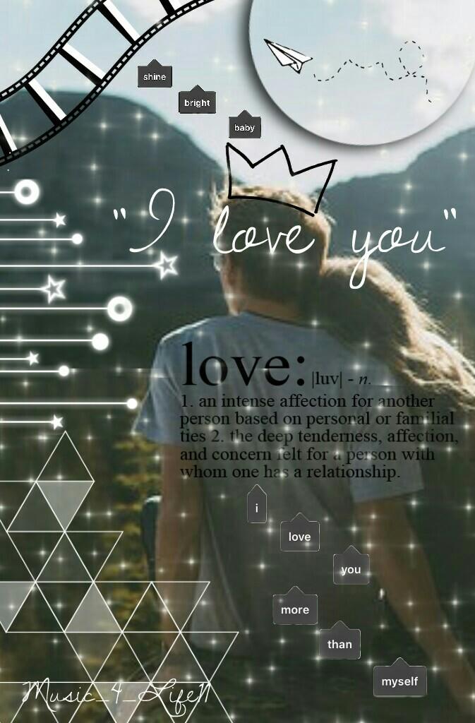 💞"I love you"💞