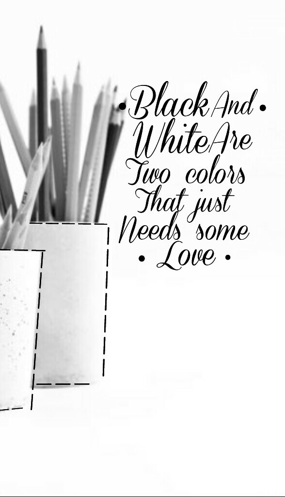 I'm starting a theme....black and white hope u like it PC😇