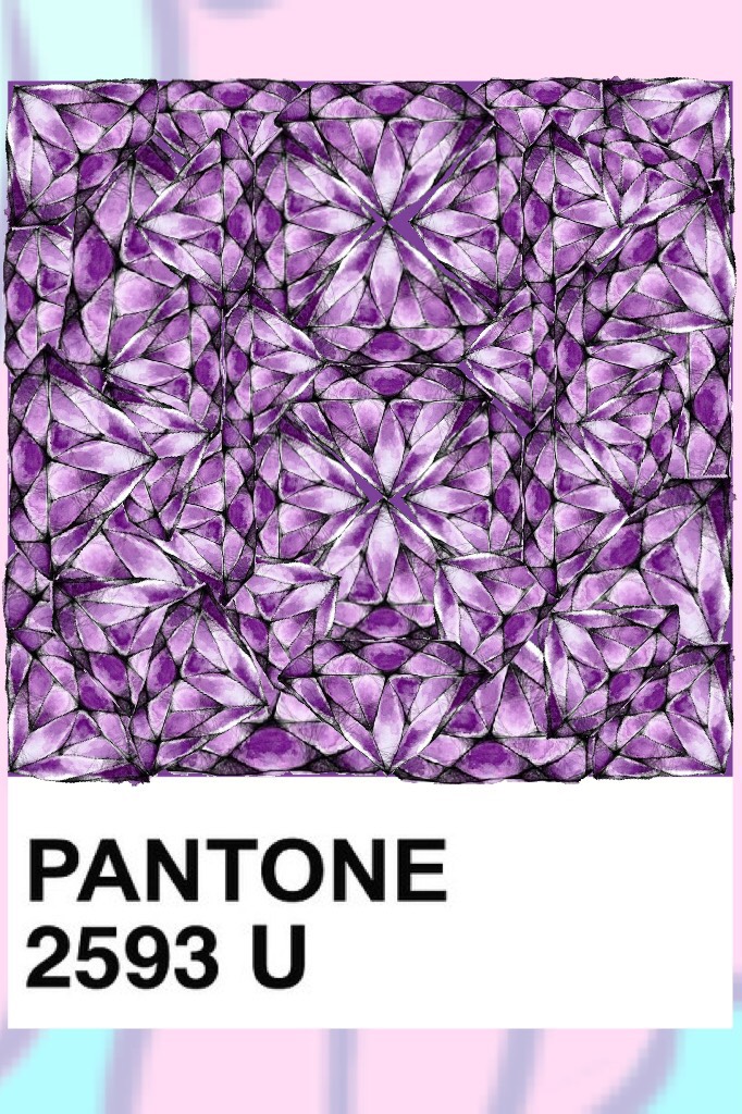 Wow, I did a thing😅I basically used one purple diamond png over and over again to cover up a purple Pantone card😊was this a waste of time? Maybe, but I’m still a bit proud of myself😅❄️