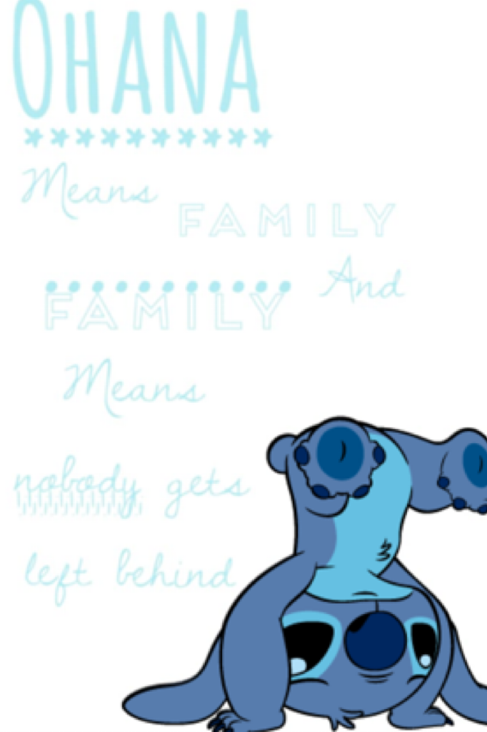 :-:click:-:
Ohana means family
💙💙💙💙💙