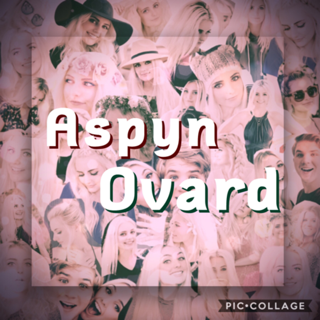 Aspyn Ovard edit 😬😬 It's not as good as my other ones..