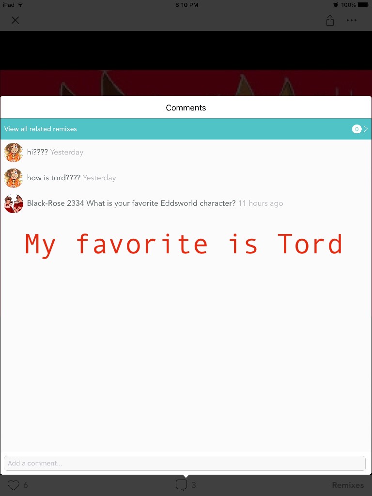 My favorite is Tord
