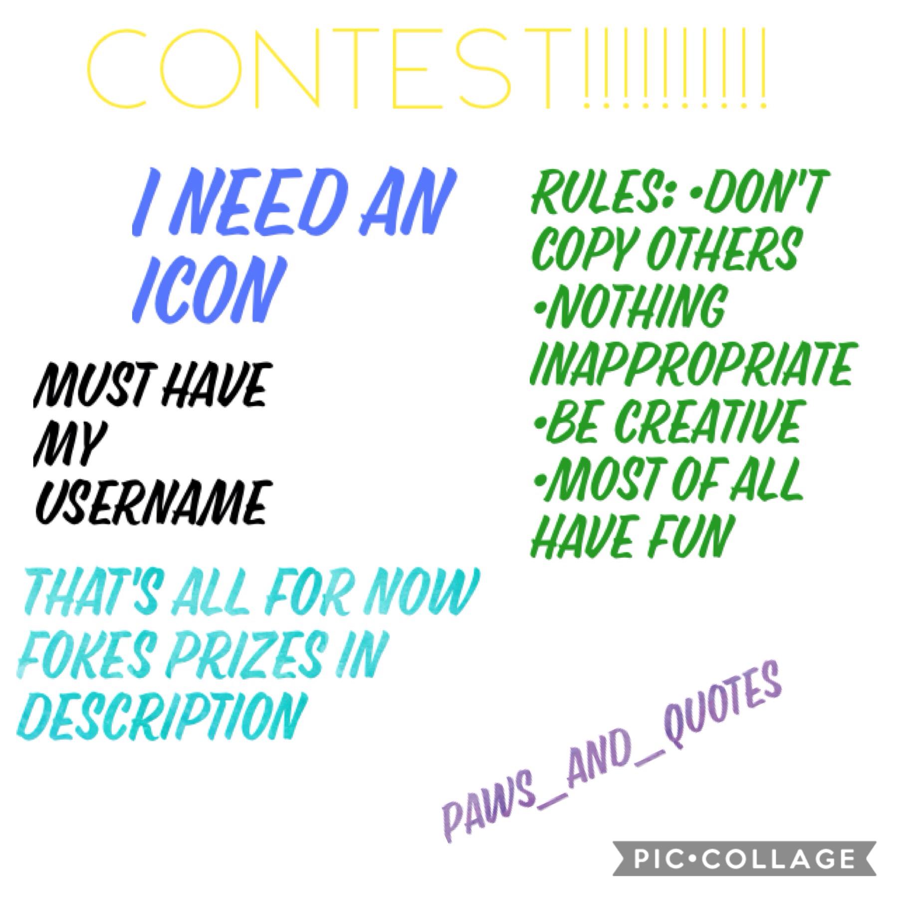 Tap for prizes

1. Your icon will be used, a follow, an edit or drawing by me, and a shout out
2. Drawing or edit, shoutout,and a follow
3. Drawing or edit shoutout 