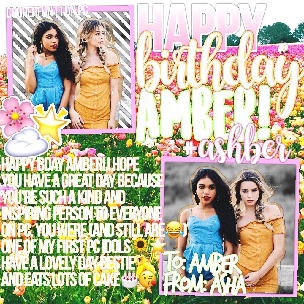🎂tap for amber’s birthday!🎂
🌷OMG I love this color combo😻🔥Go show @editbee some love on her special day!🌷
🌤QOTD: ice cream or regular bday cake? AOTD: the ice cream one with parts of regular cake🌤