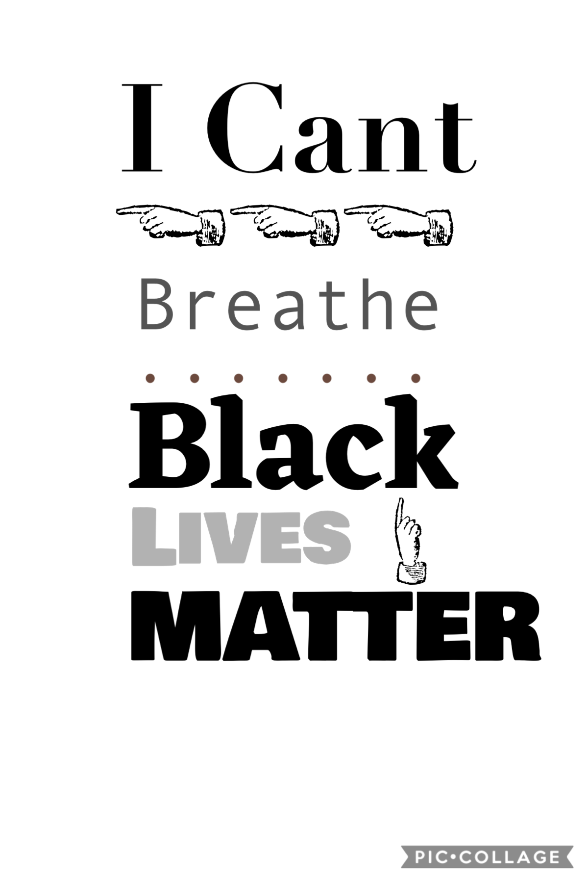 BLACK LIVES MATTER!
