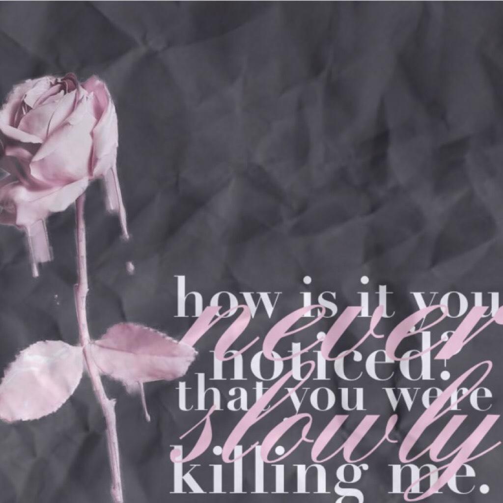 🌸🖤 1/5 : t a p 🖤🌸
hey y'all. don't worry I'm okay🙃 this is from the song "I hate u I love u" and it's so good💗 please feel free to send me collage ideas, backgrounds, or just anything cause I have no inspo😂 I love y'all so much💓