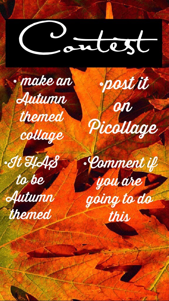 Autumn is coming! Enjoy it with a collage!