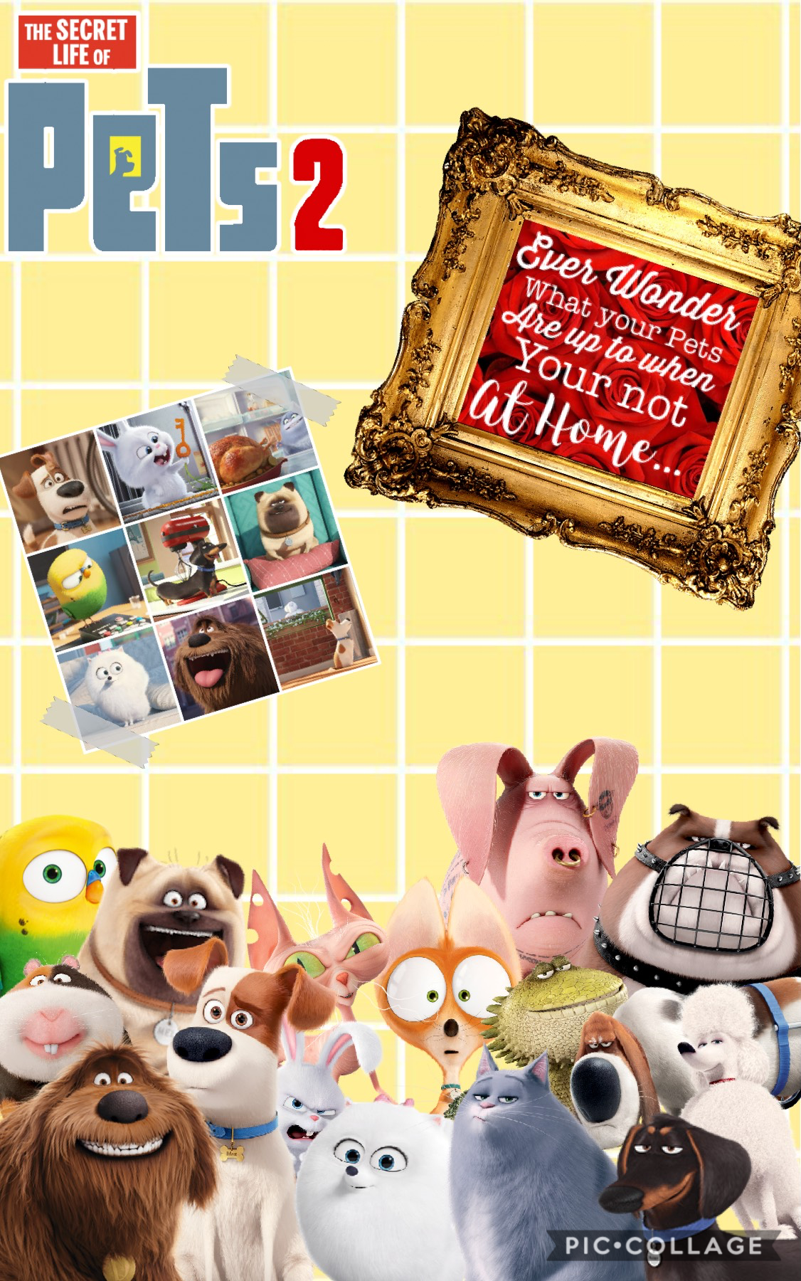 🥳Tap🥳
Next I might do a Toy story one, I might start to do more movie collages. I haven’t seen the movie yet but I just thought it would be fun to make a collage of It. Soon I will be doing a post with more info about me!