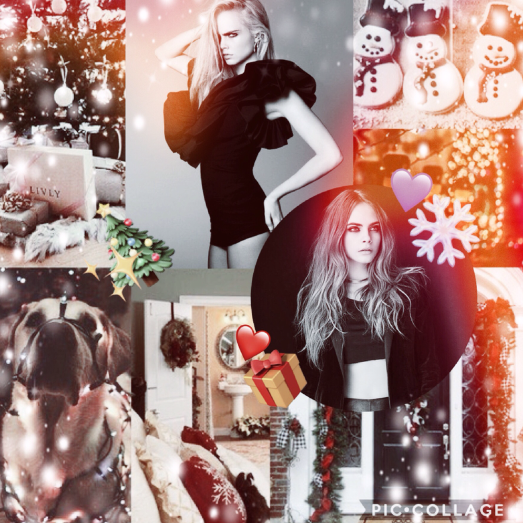 ❣️Please read❣️Hey everyone sorry again for not being active that much😓😪I will try and post more and I'm back with a Christmas edit of Cara Delevingne💙❄️are u guys existed for Christmas?🤗🎁🎄🎅🏻