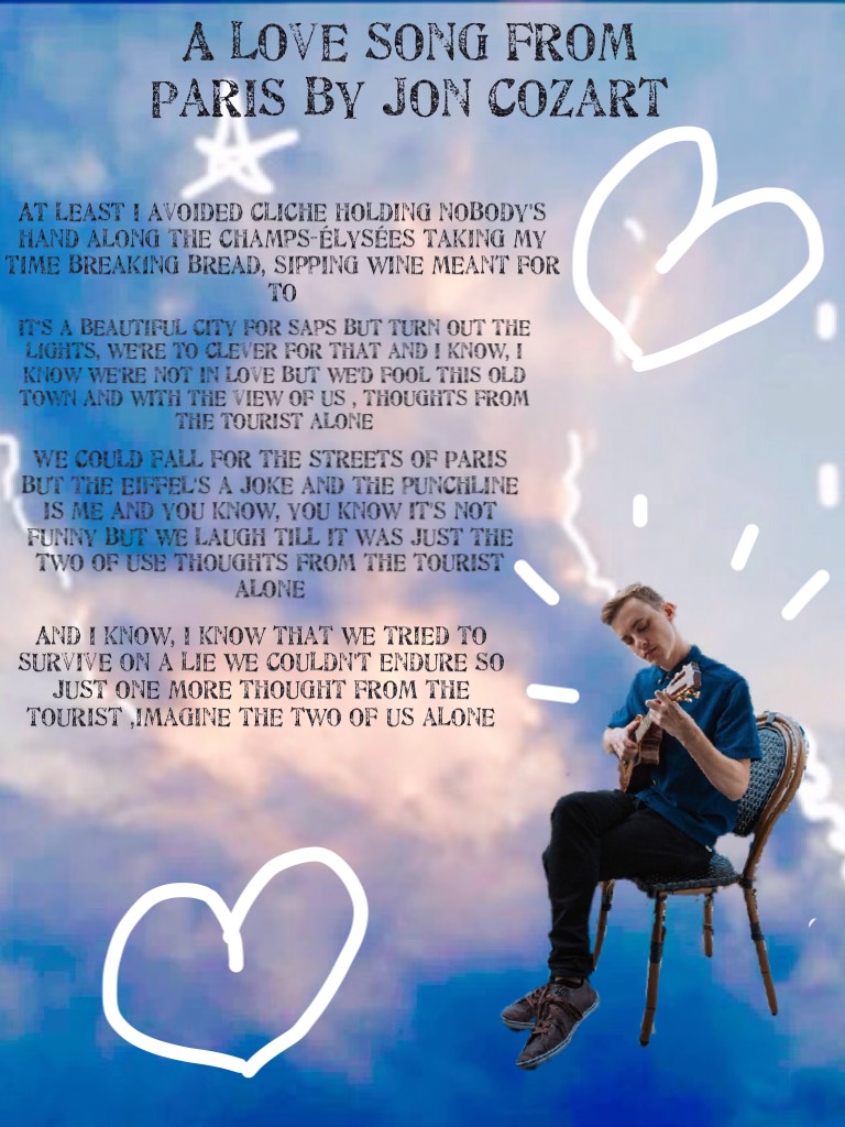 A love song from Paris by Jon cozart fixed lyrics