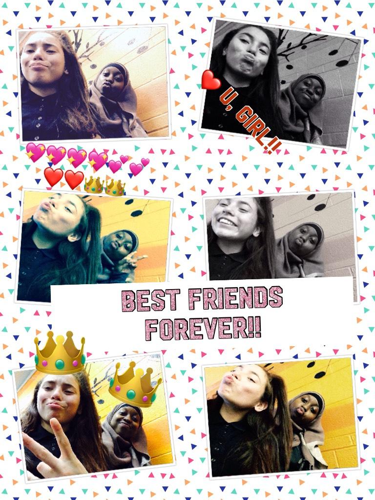 I love you!! There's nobody in this world like you!!
We gonna be BEST FRIENDS FOREVER!!👑💜💜💜💖💖💕
QUEENS!!👑👑👑