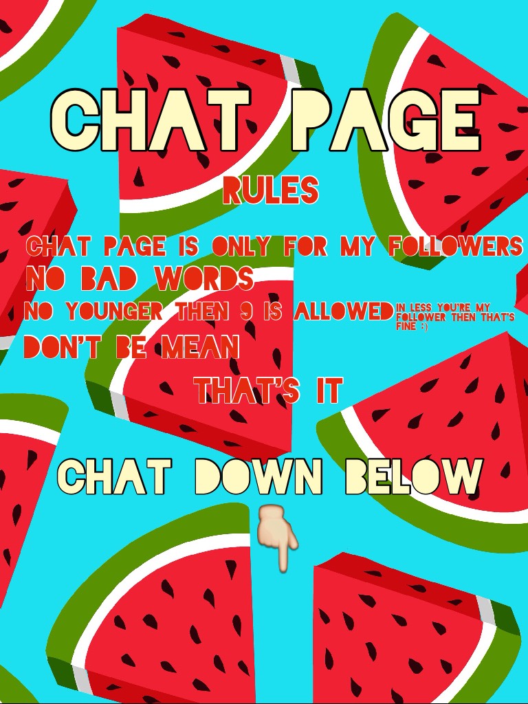 CHAT PAGE!!