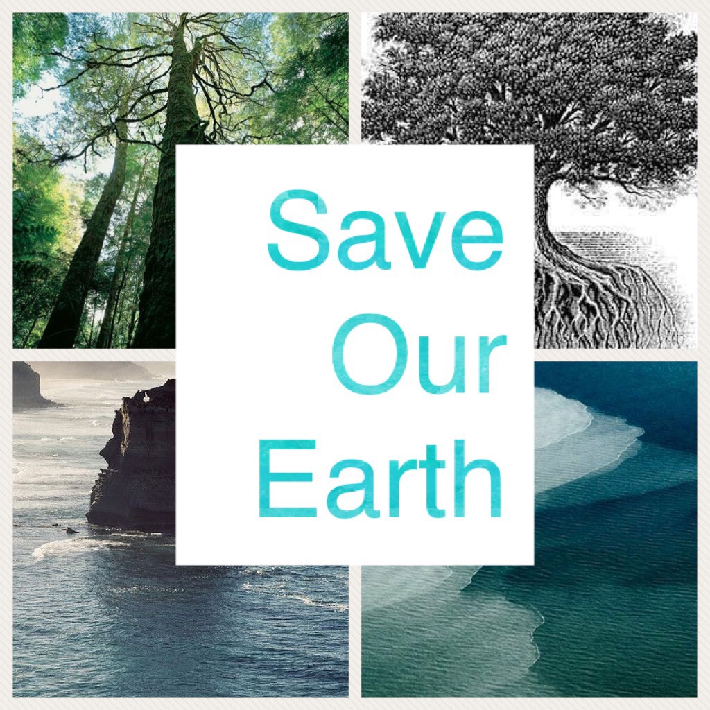 Save Our Earth before there is no Earth to save and we need saving too.