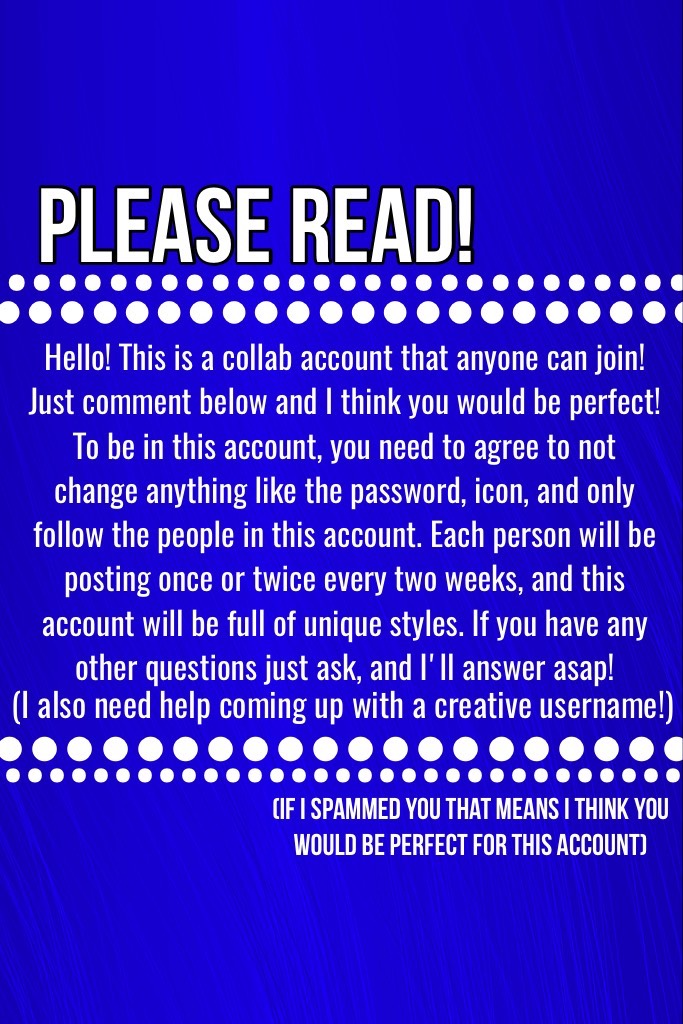 🎉Please read and comment!🎉