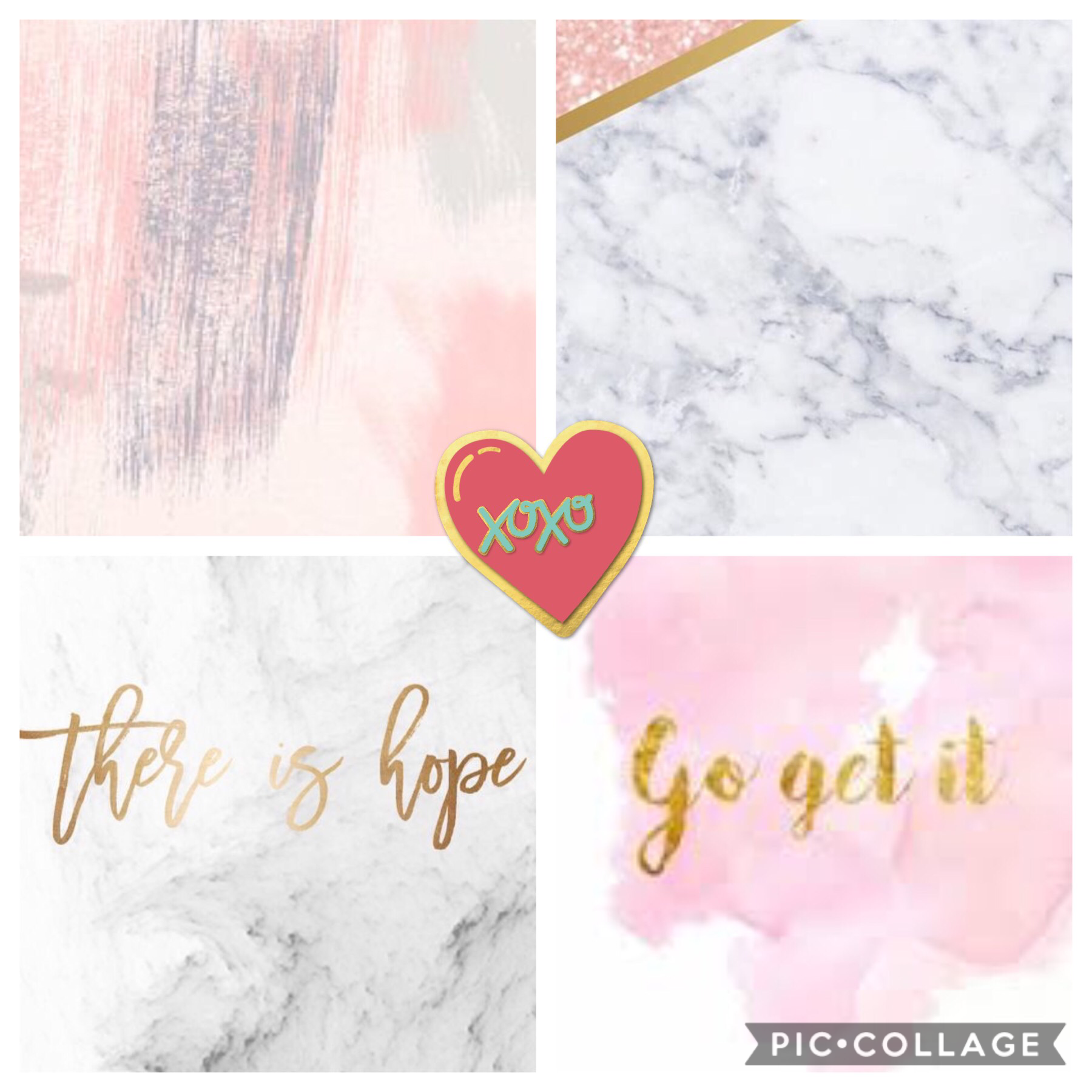 Pink, White, And Gold Go Together