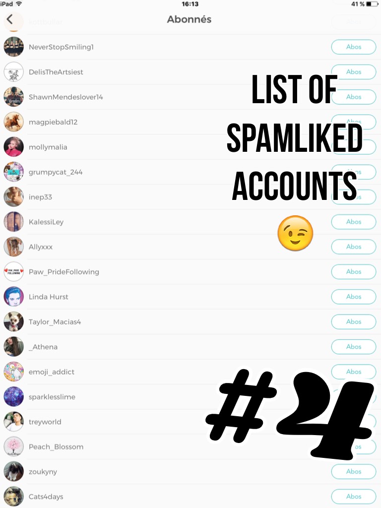 SpamLiked Persons #4
😉