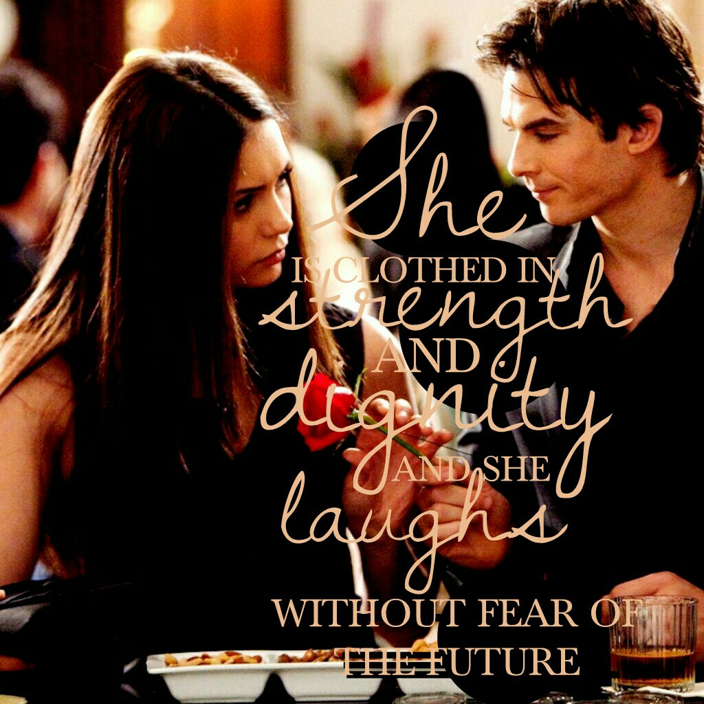 Hi guys, it's been a while... but I hope you are all okay^^ 
a little collage about Delena 😇💜 