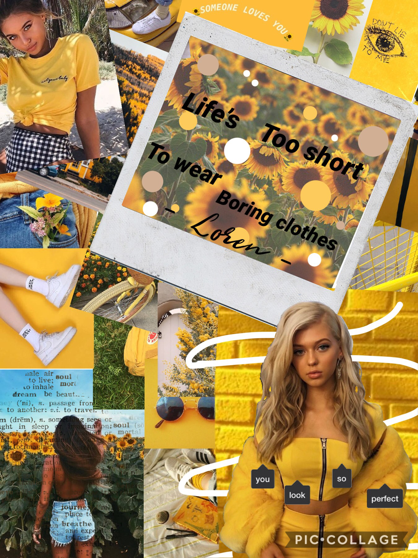 Last yellow collage of the week!
Later I will post this weeks color
☀️💛🍯🍋🌻

Lusm💕🌊