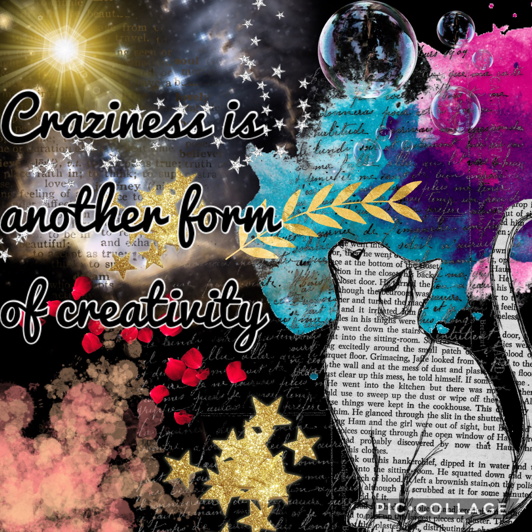 Craziness is another form of creativity 🌸